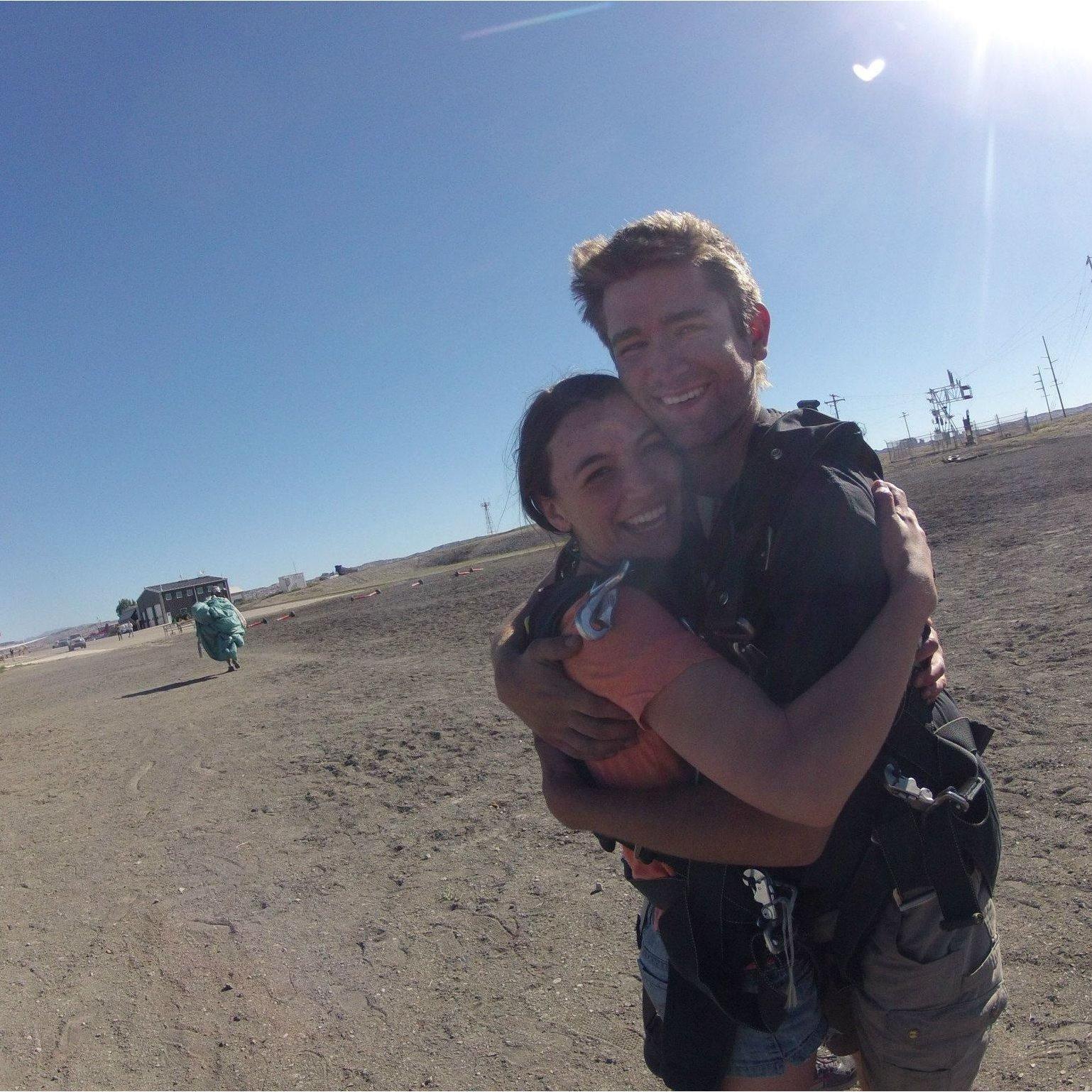 Sky Diving. Moab, UT.