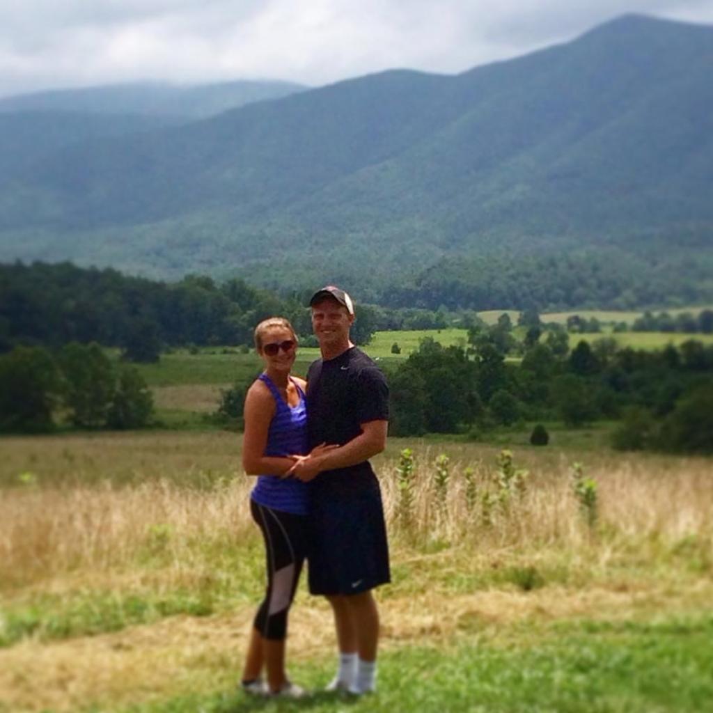 Our first trip to Gatlinburg together in 2014.