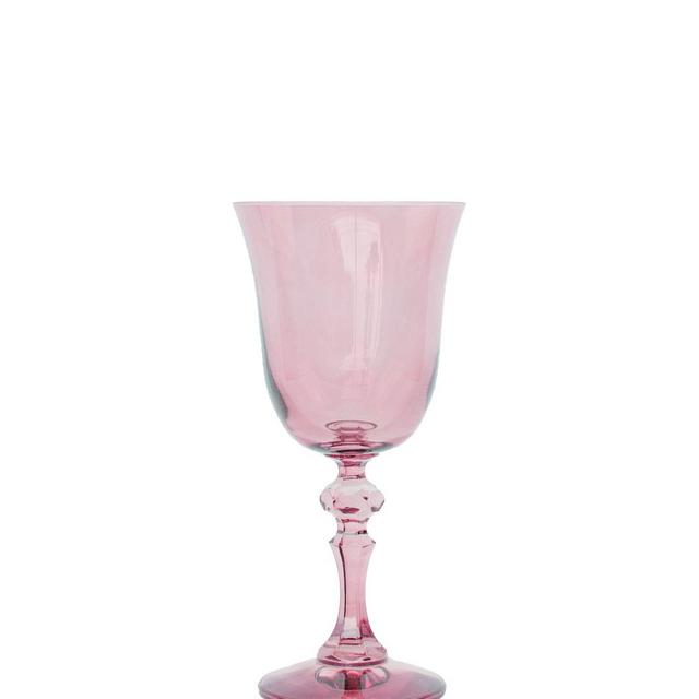 Estelle Colored Glass Tinted Regal Goblets 6-Piece Set