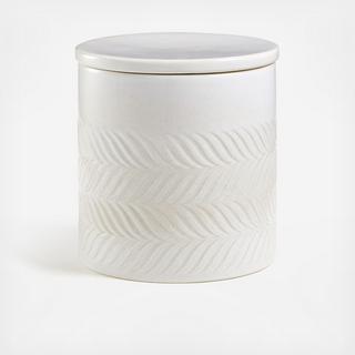 Fern Ceramic Canister