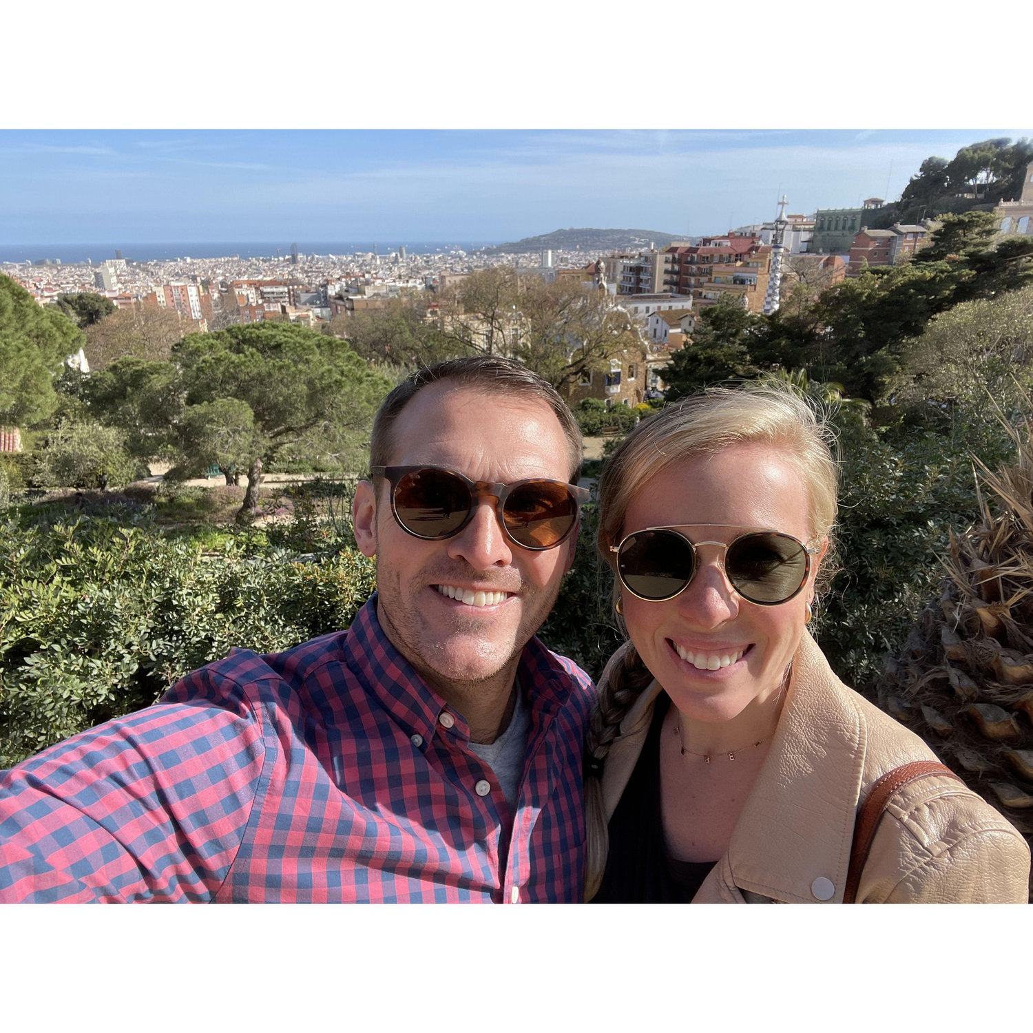 Park Guell in Barcelona, Spain