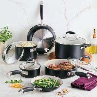 Advanced Ceramic 10-Piece Nonstick Cookware Pots & Pans Set