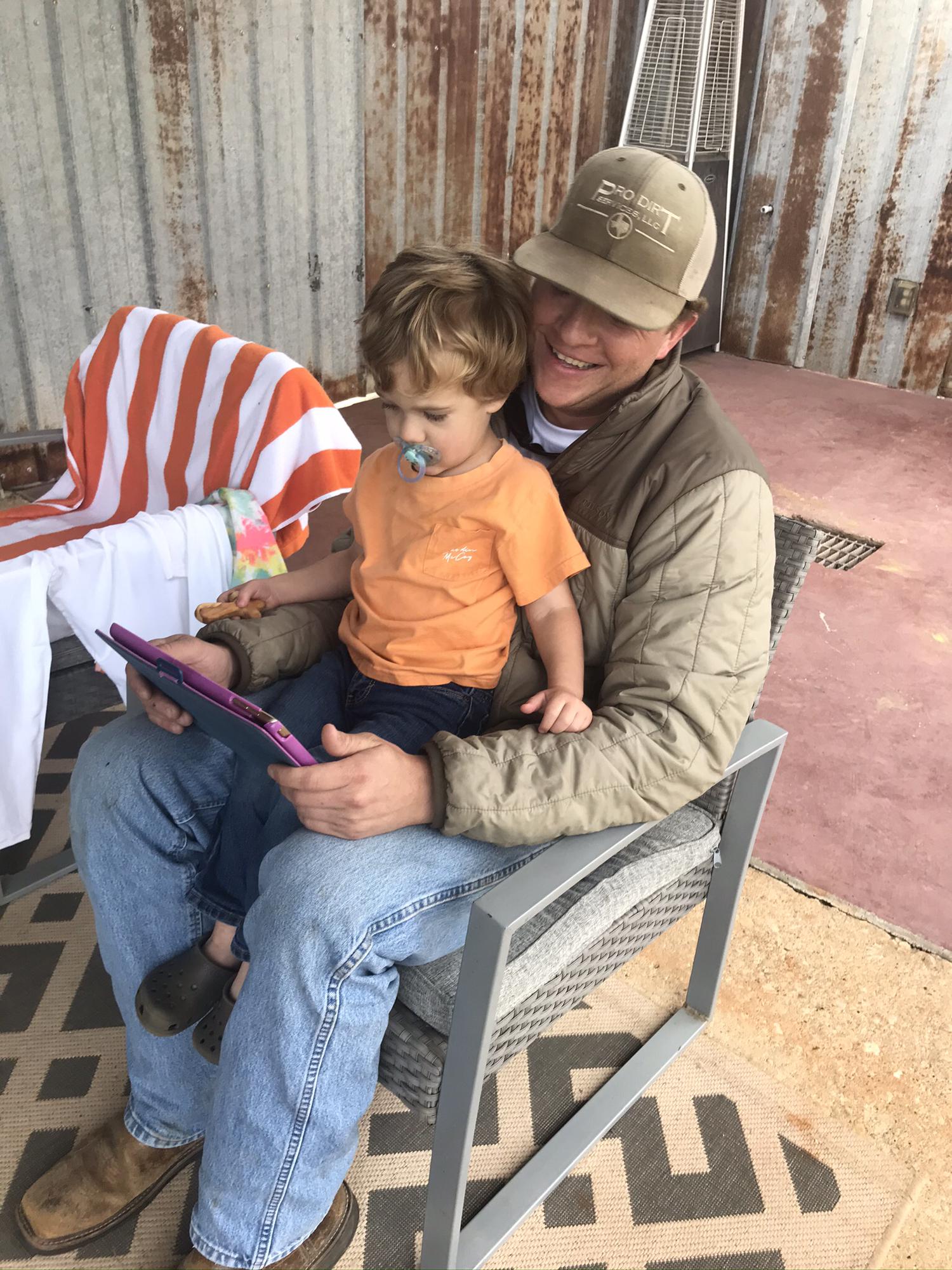Gage and sweet nephew Crawford