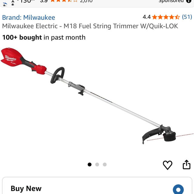 Milwaukee Electric - M18 Fuel String Trimmer W/Quik-LOK
