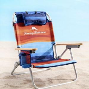Tommy Bahama Sunset Stripe Deluxe Backpack Beach Chair
