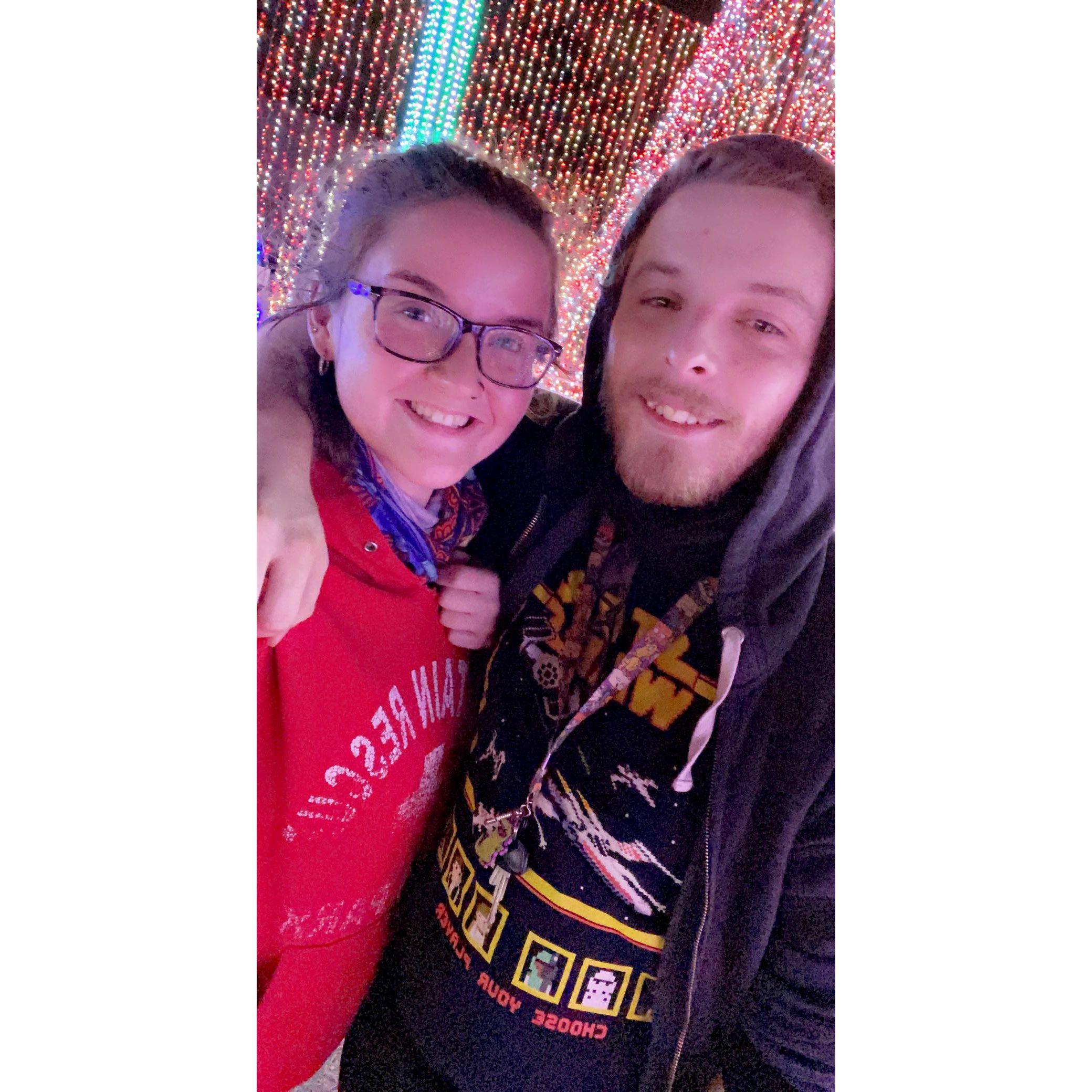 Our first Christmas together.