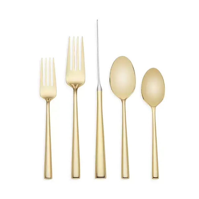 Malmo Gold 20 Piece Flatware Set