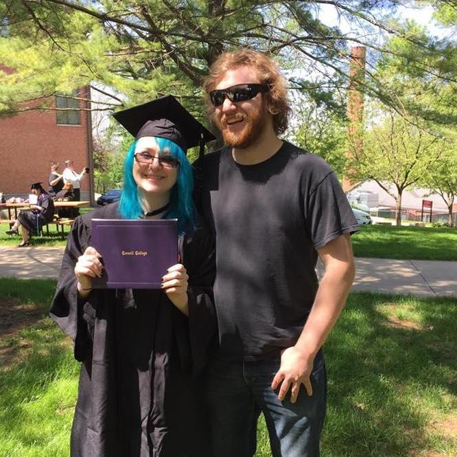 That time Ally graduated from college.