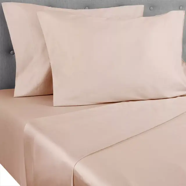 Nestwell™ Cotton Sateen 400-Thread-Count Queen Flat Sheet in Shadow Grey