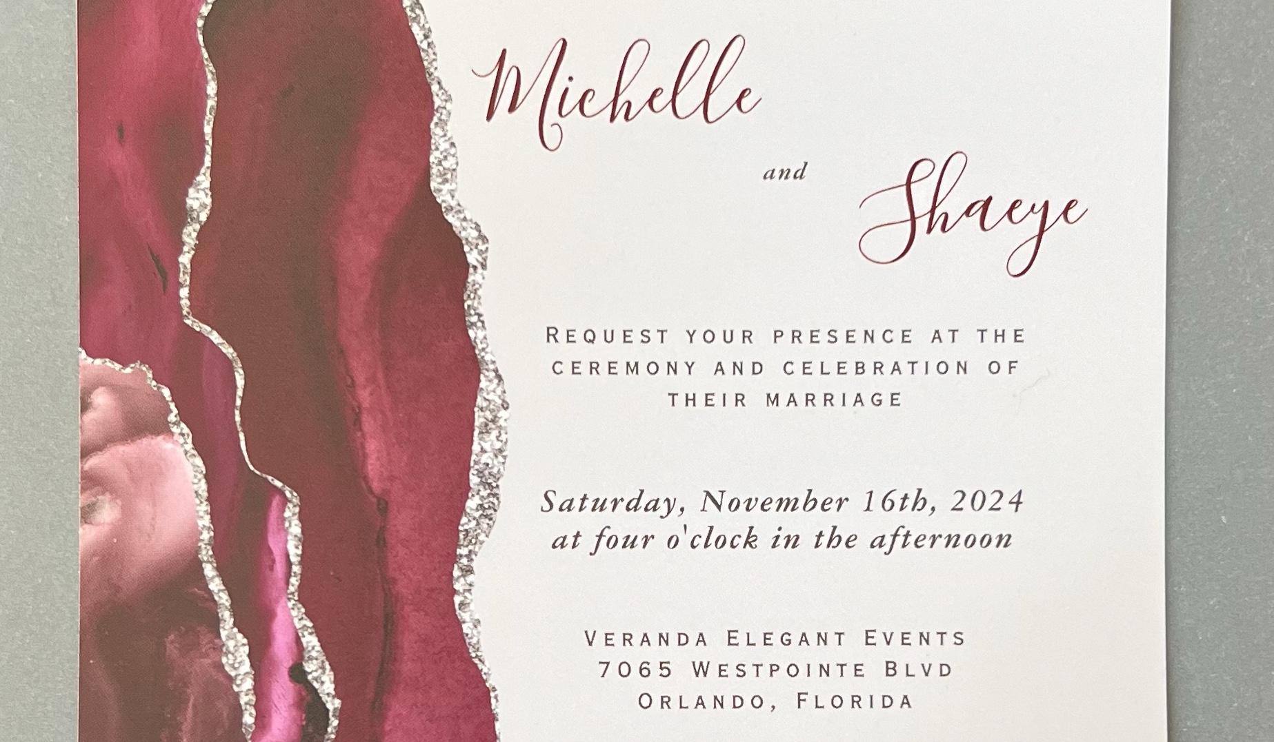 The Wedding Website of Michelle Castillo and Shaeye Frierson