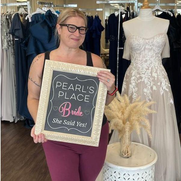 September 2024 -- we got the dress! (Dress not pictured.)