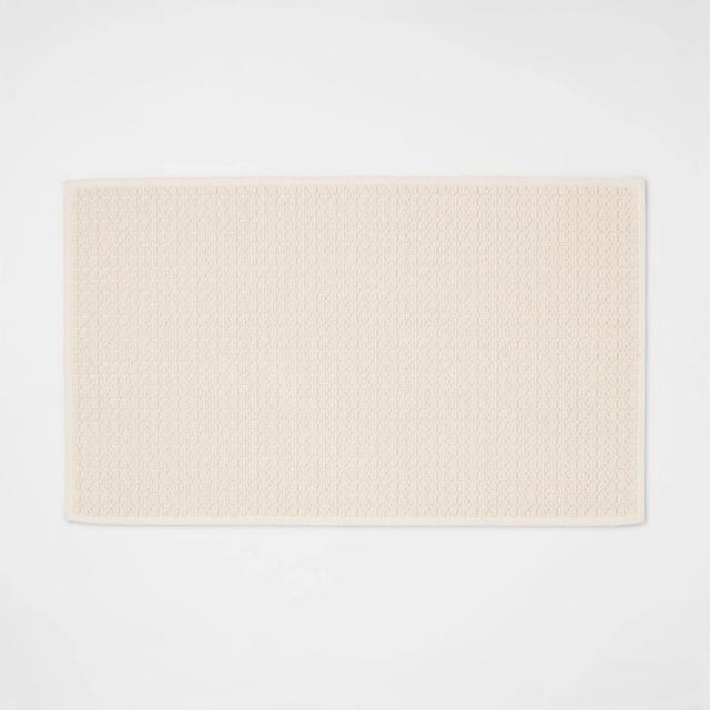 20"x34" Antimicrobial Bath Mat Tan - Total Fresh