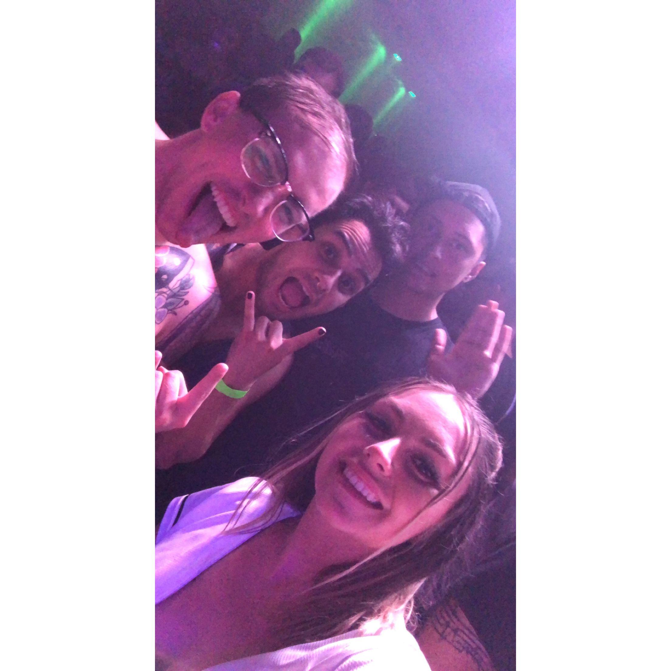 Our friends opened up for Attila in Jacksonville, NC