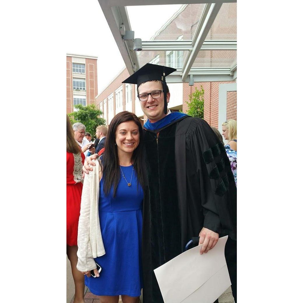 Our first photo together! We met while Ben was in Graduate School and I was working at Auburn University.