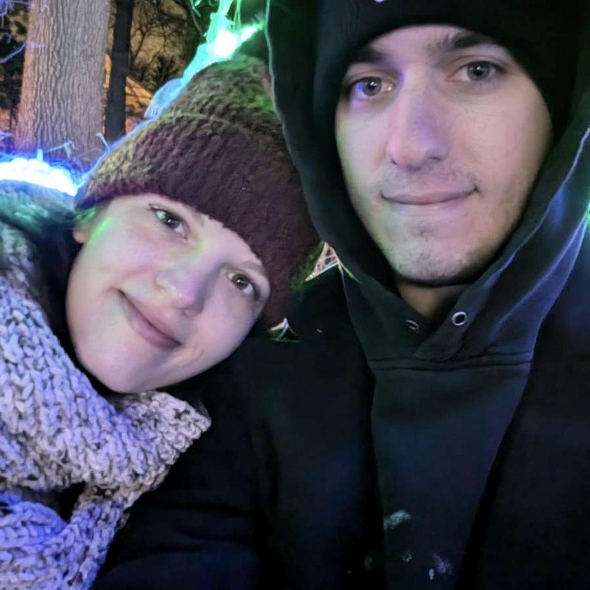 A romantic night at the Detroit Zoo for the winter lights.
