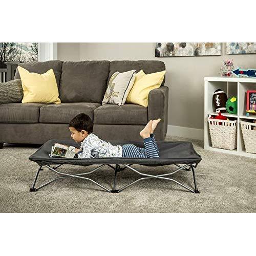 Regalo My Cot Portable Travel Bed, Includes Fitted Sheet, Grey
