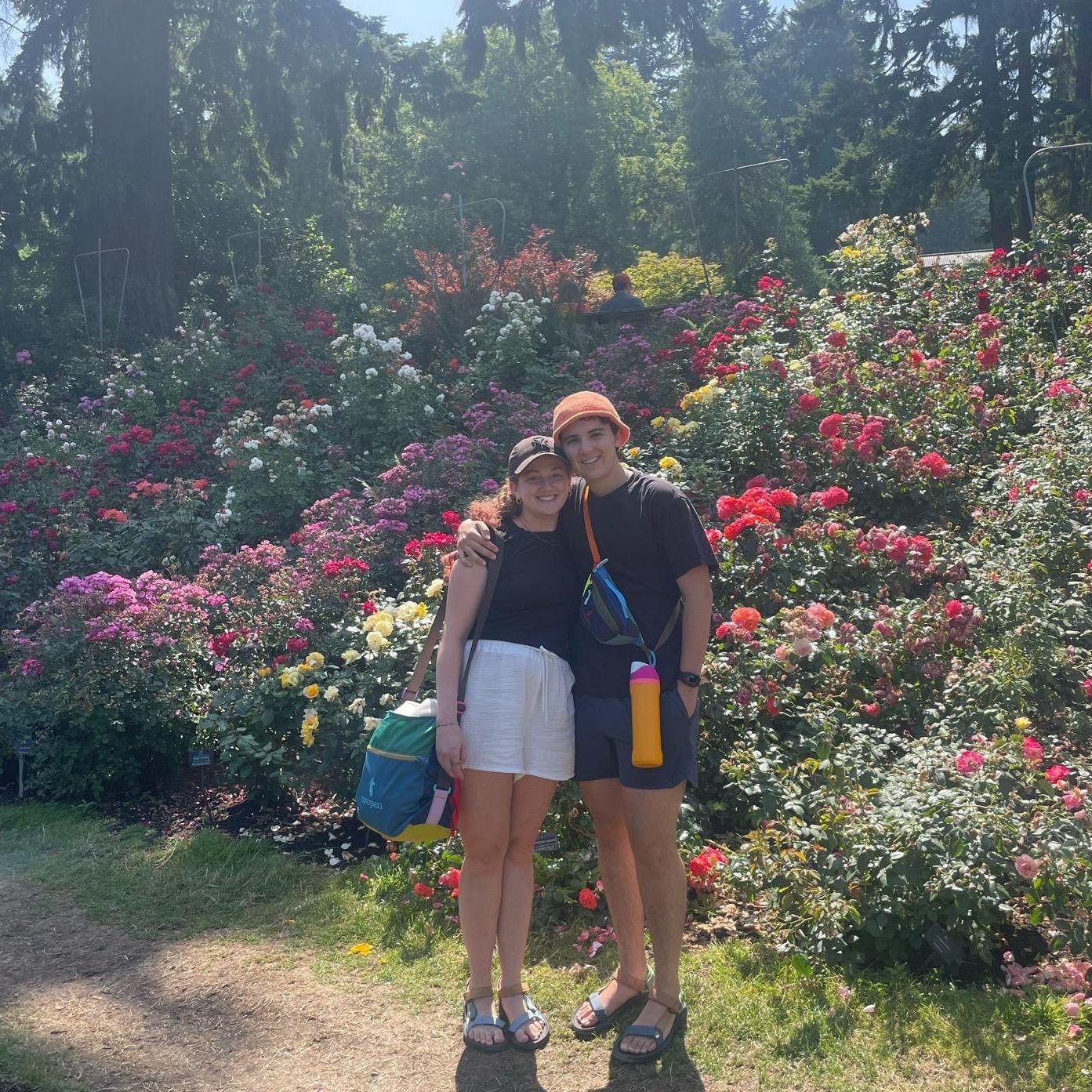 when you get lost in Portland...stop and smell the roses