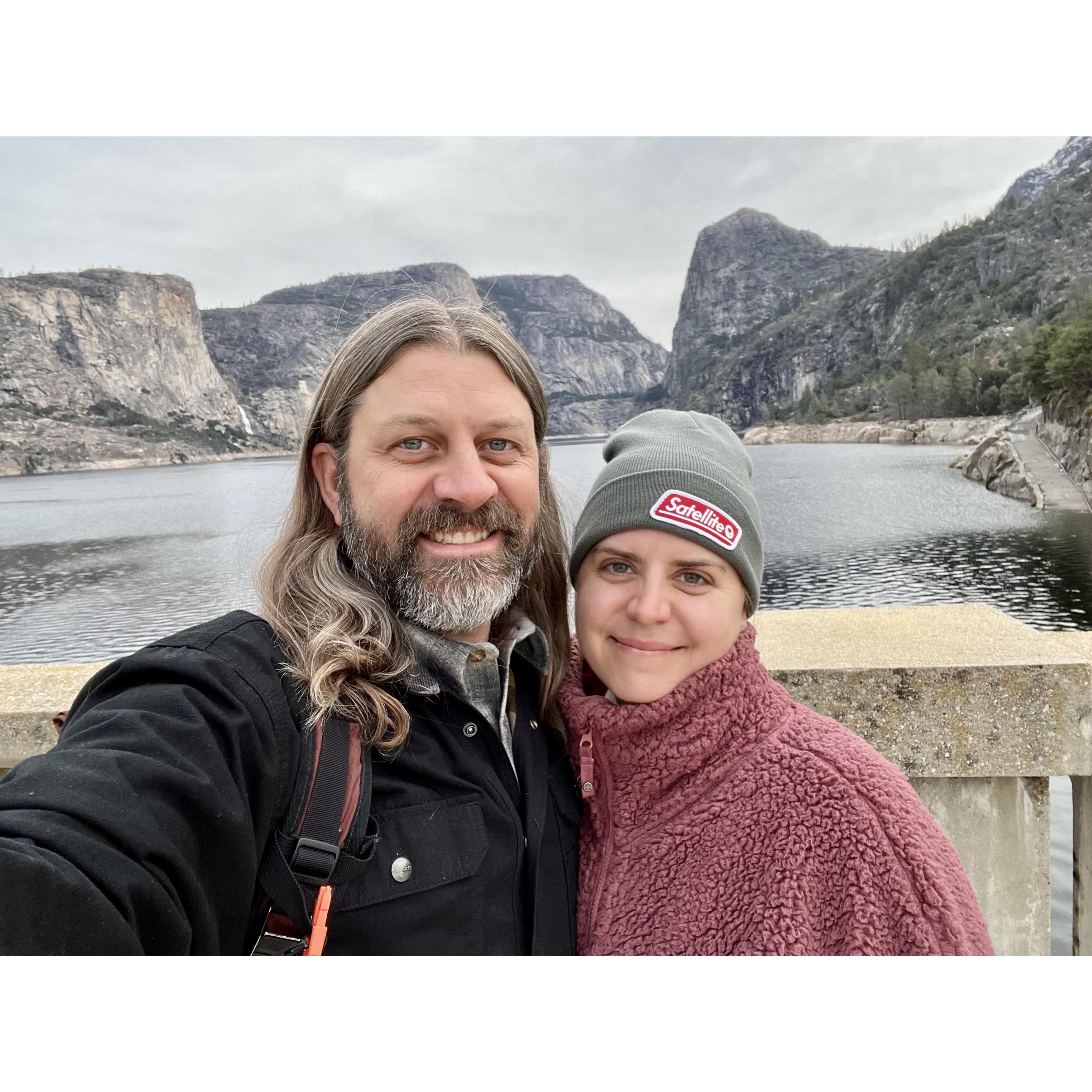 Most recent trip to Yosemite, early morning at the Hetch Hetchy Reservoir