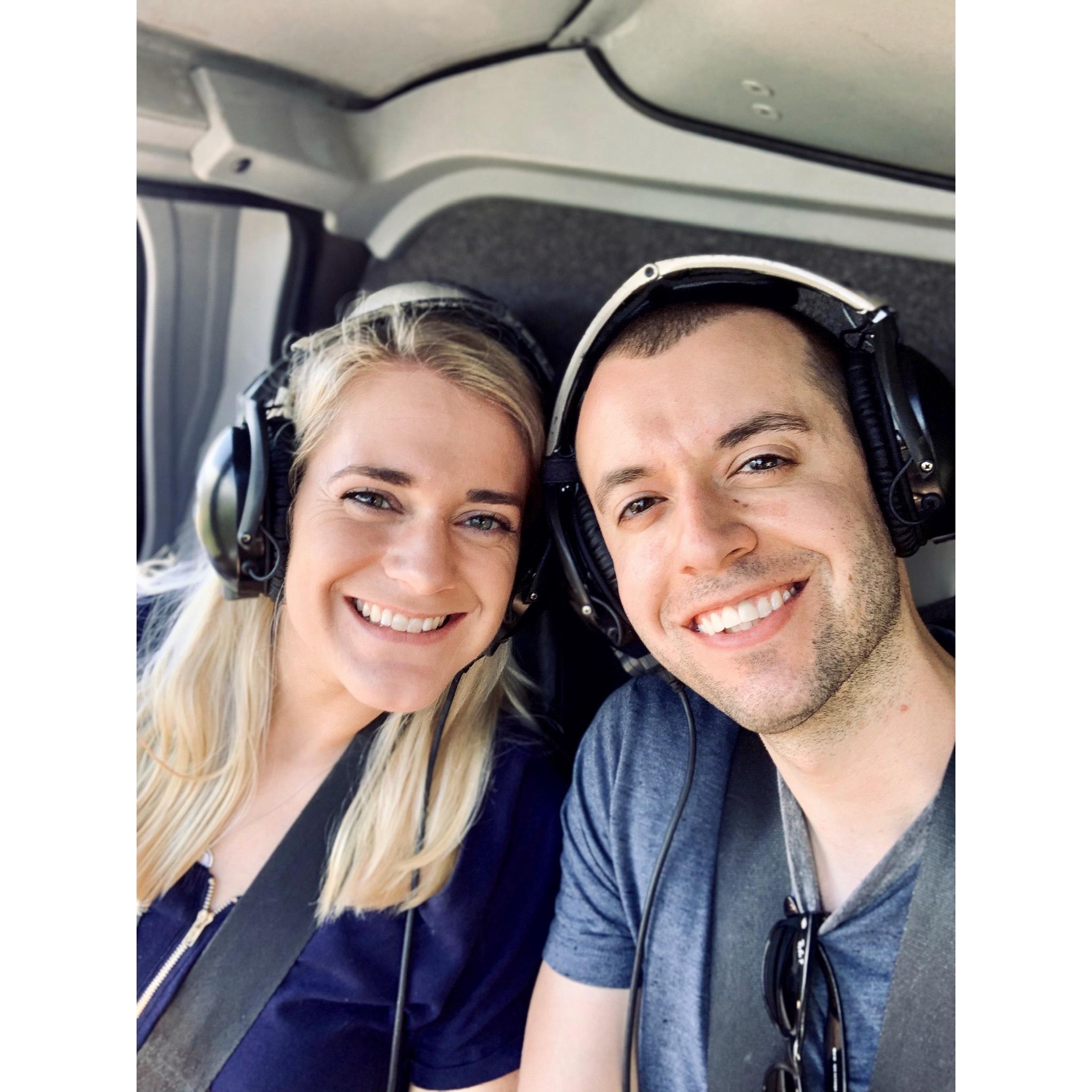 our "bachelor" date (haha) Helicopter tour in Maui