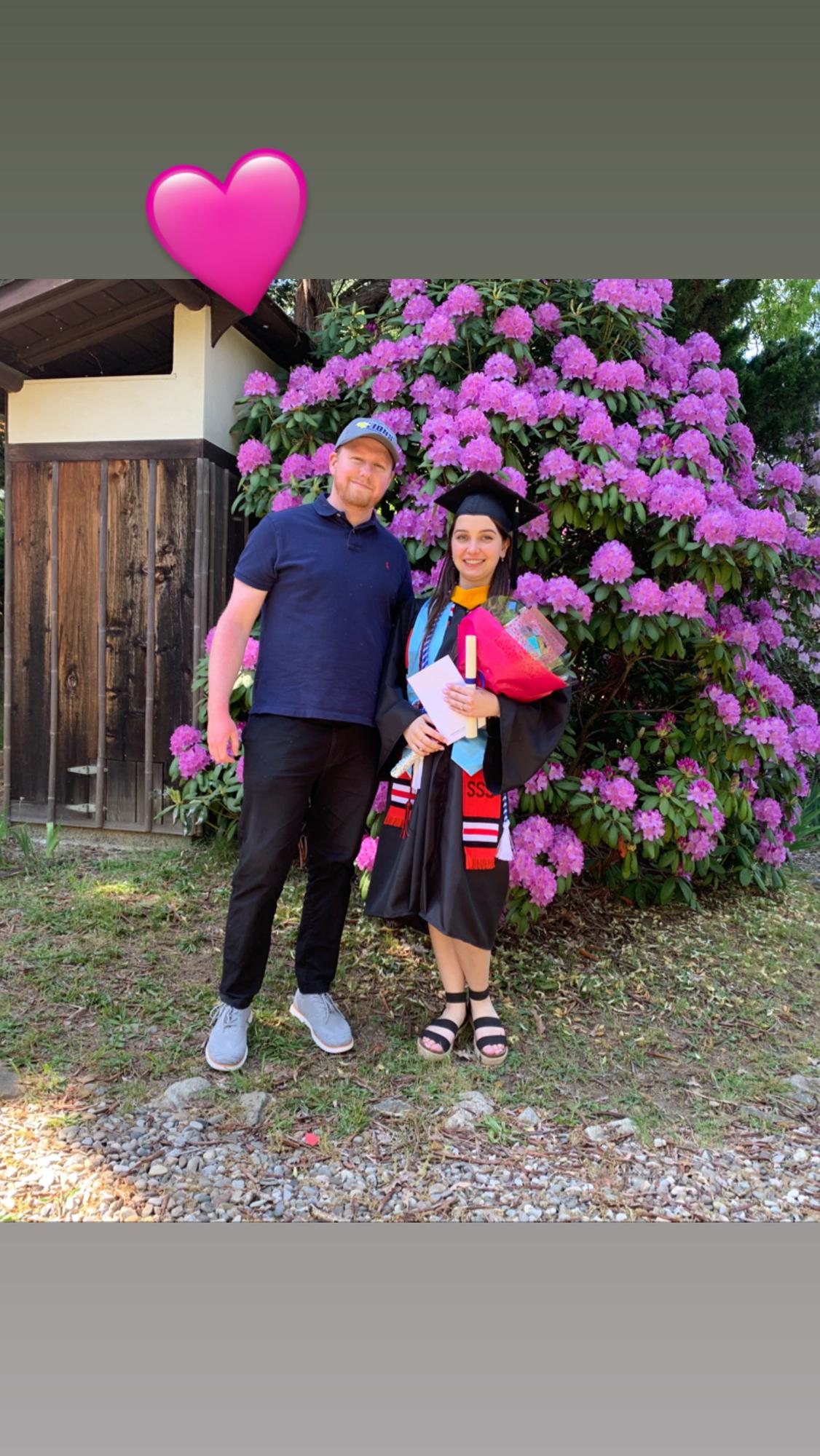 My college Graduation, May 2023 
Georgian Court University 🦁💛💙