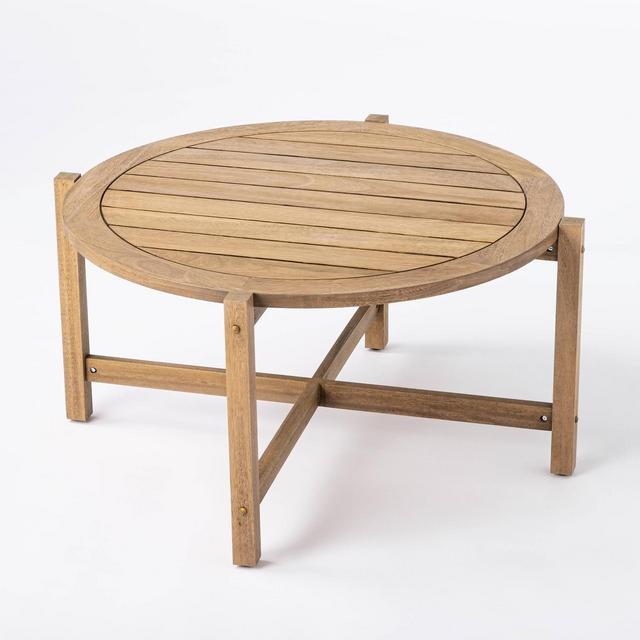Bluffdale Wood Patio Coffee Table - Threshold™ designed with Studio McGee