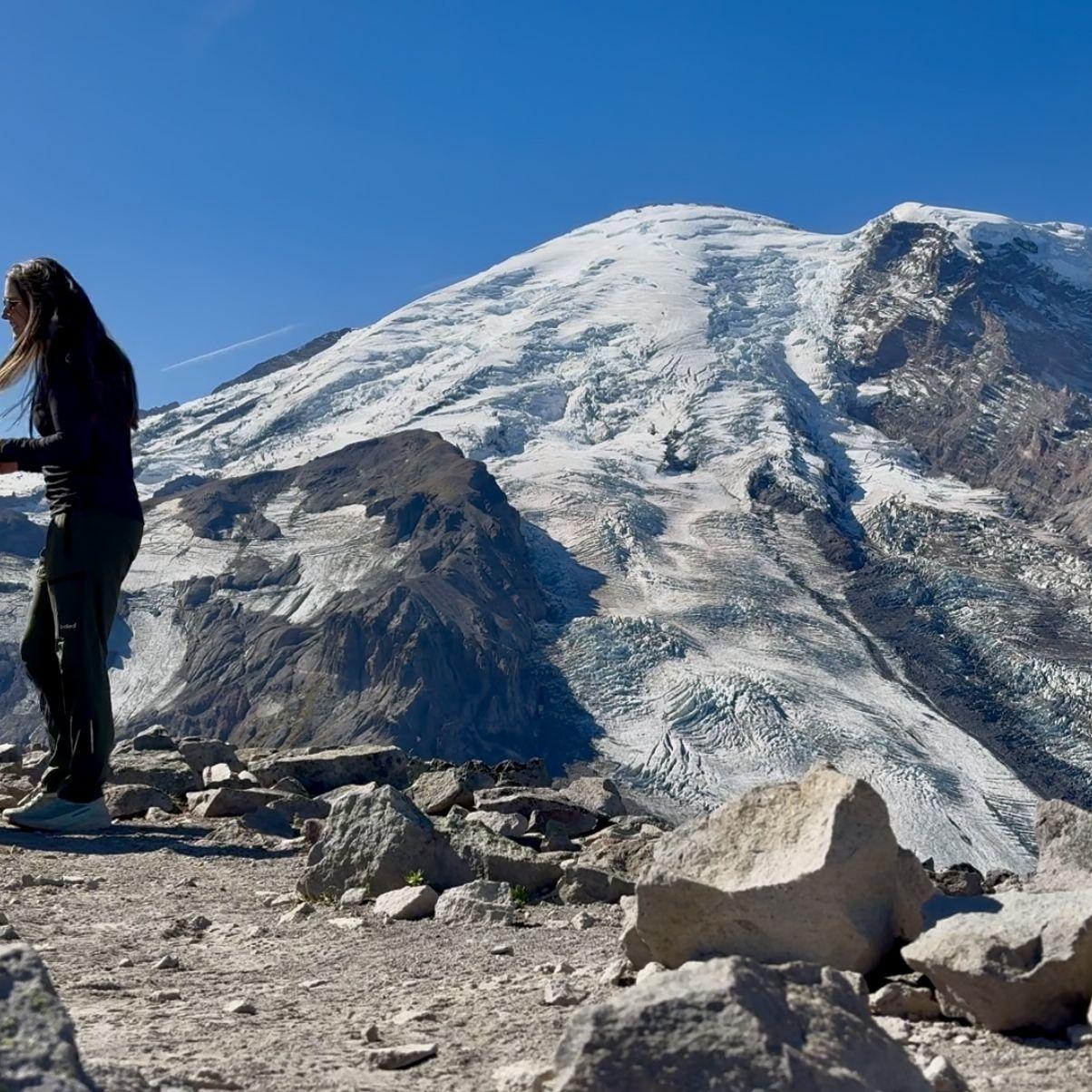 The proposal! At Mount Rainier National Park.