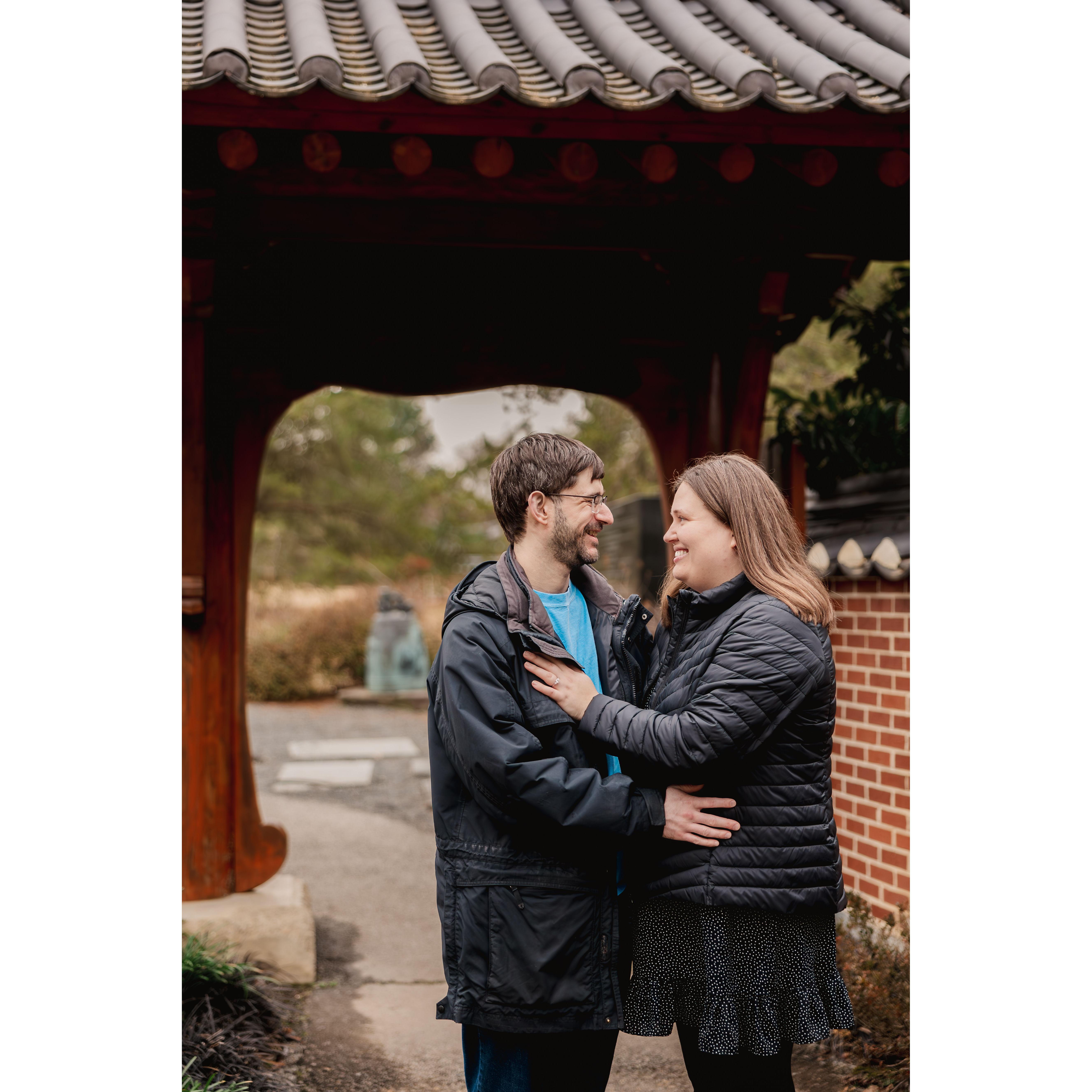 Proposal photo session at Meadowlark. Proposal photos by Victoria Neill Photography.