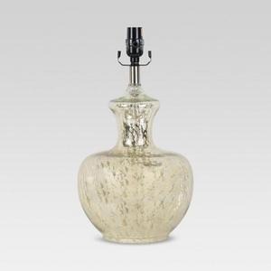 Mercury Glass Trophy Large Lamp Base Silver Includes Energy Efficient Light Bulb - Threshold™