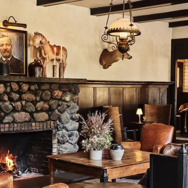 A round of drinks at Mattei’s Tavern in Los Olivos