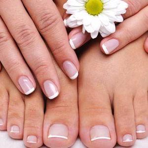 Heather's Manicure and Pedicure for the Wedding/Honeymoon