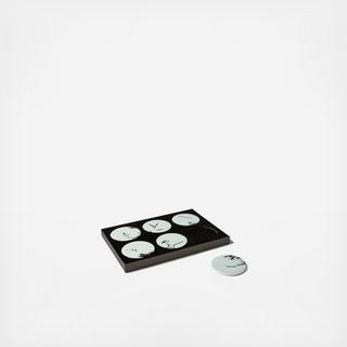 Water & Ink 6-Piece Coaster Set