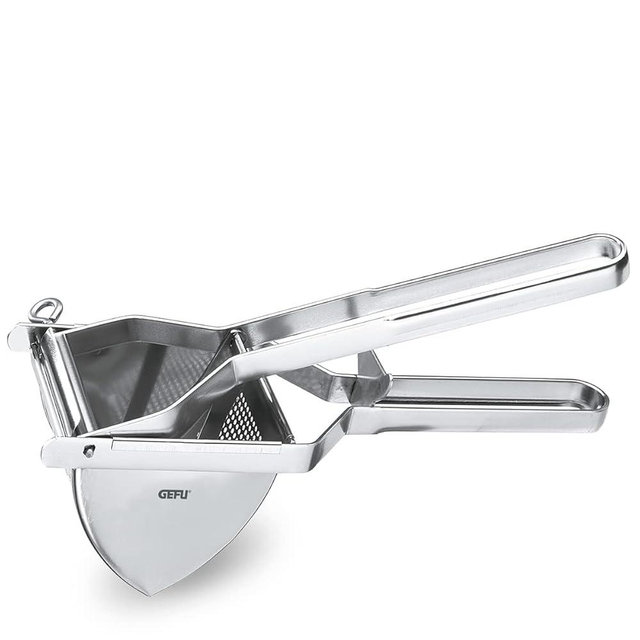 GEFU Original Stainless Steel Potato Press and Ricer to Puree All Root Vegetables