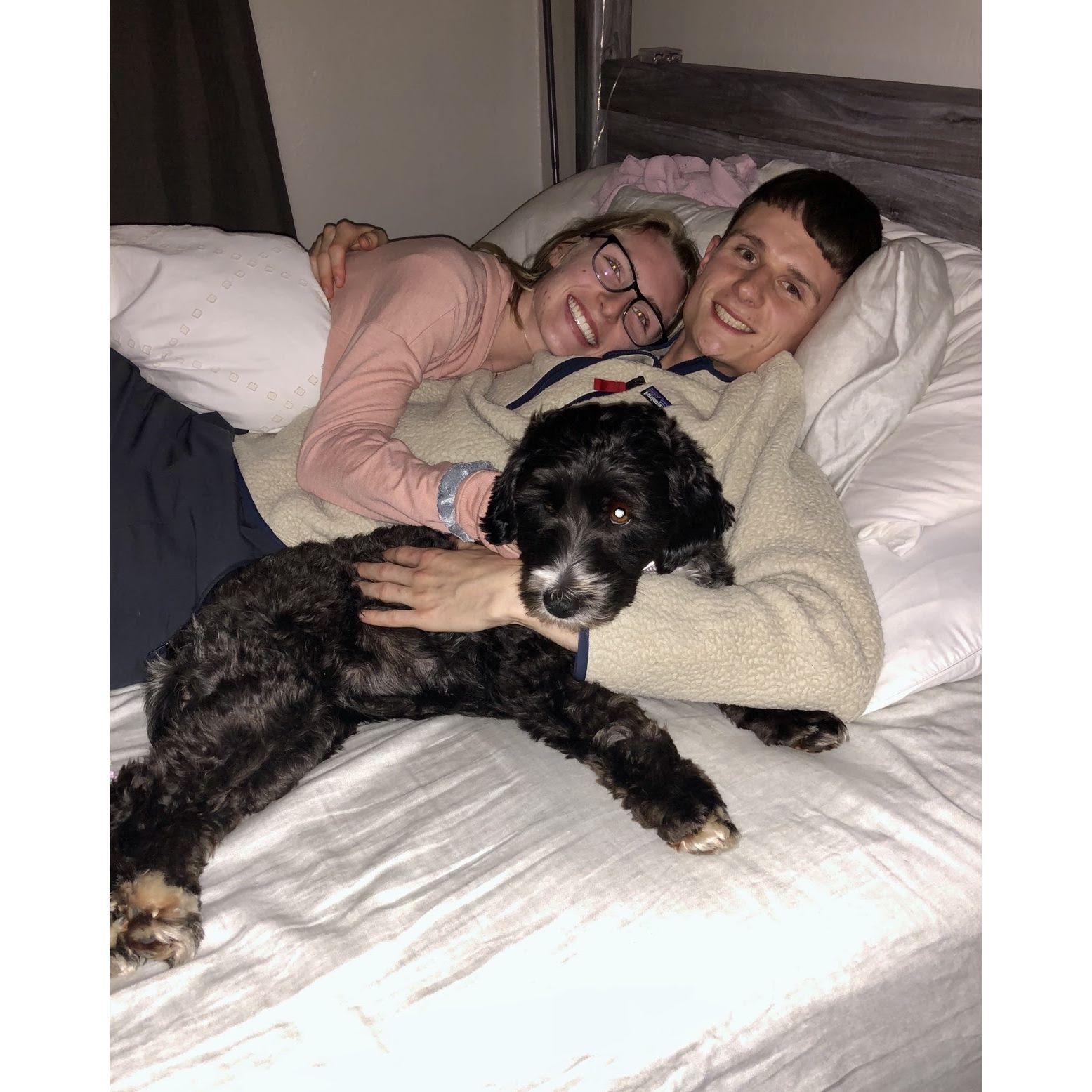 The day Kam drove Aimee to pick up Jasper - Fall 2019!