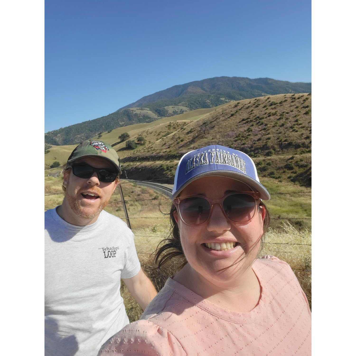 Rail fanning outside of Tehachapi