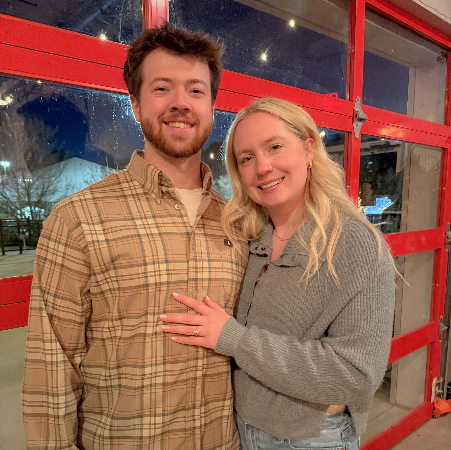 The night of our engagement!