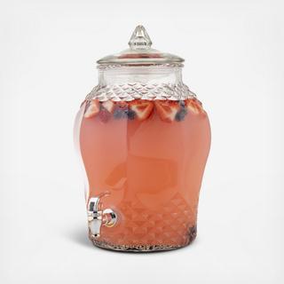 Decorative Glass Beverage Dispenser