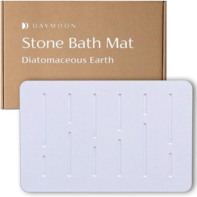Day Moon Diatomaceous Earth Bath Mat - Fast Drying Stone Bath Mat for Bathroom