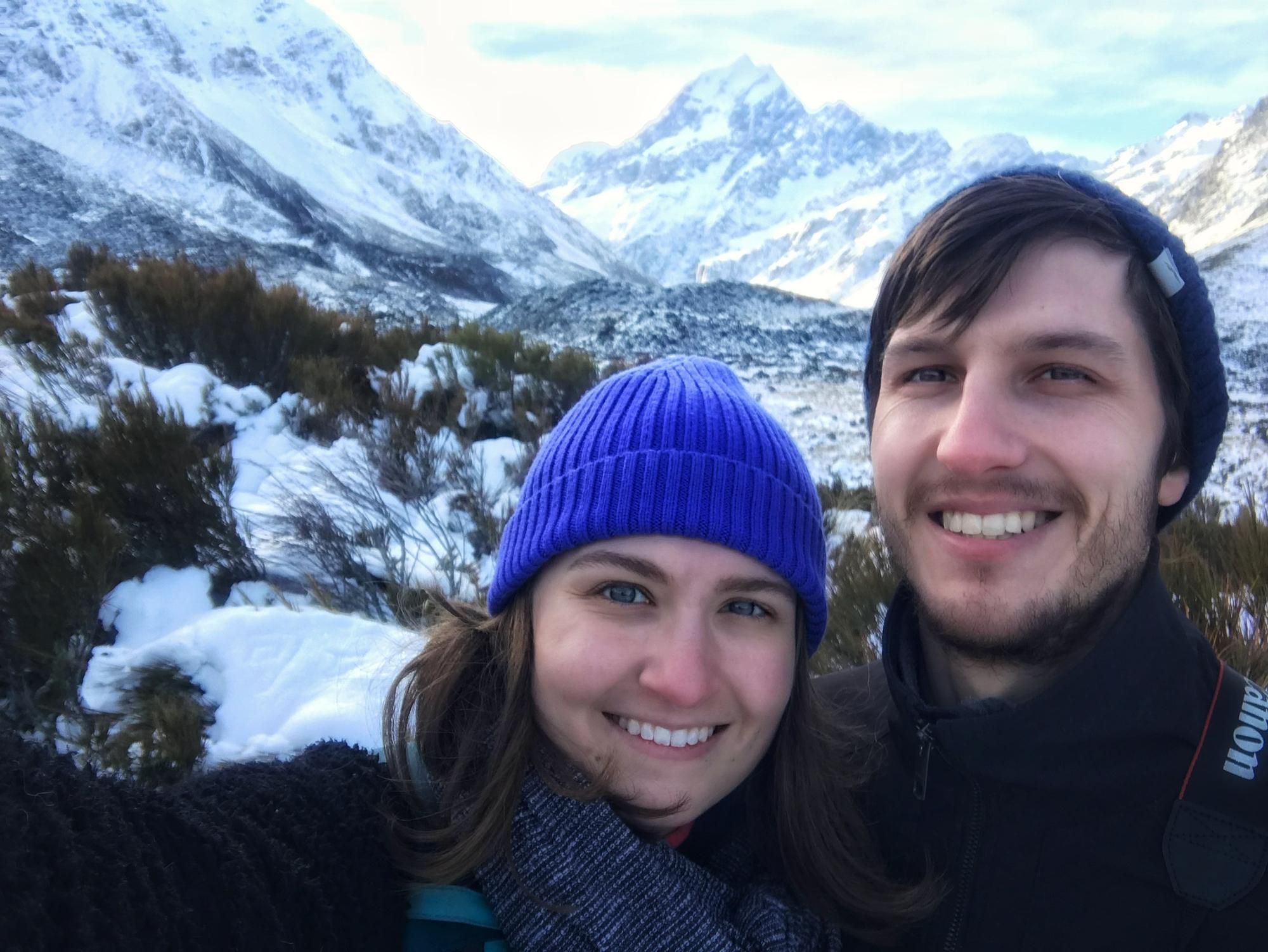 Mount Cook in the winter
