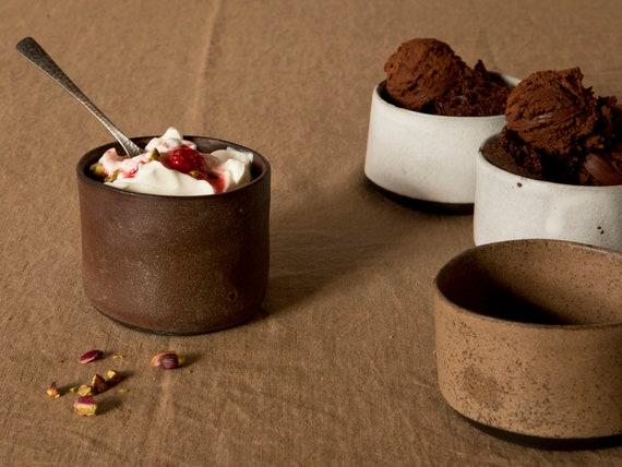 4 Small Bowl Set, Ceramic Bowl Small, Dip Bowls, Tiny Bowl Pottery, Tapas Bowls, Ring Bowl Dish, Snacking Bowl, Ice Cream Dish