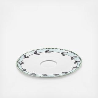 Midnight Flowers Blossom Saucer Cappuccino Cup by Marni, Set of 2