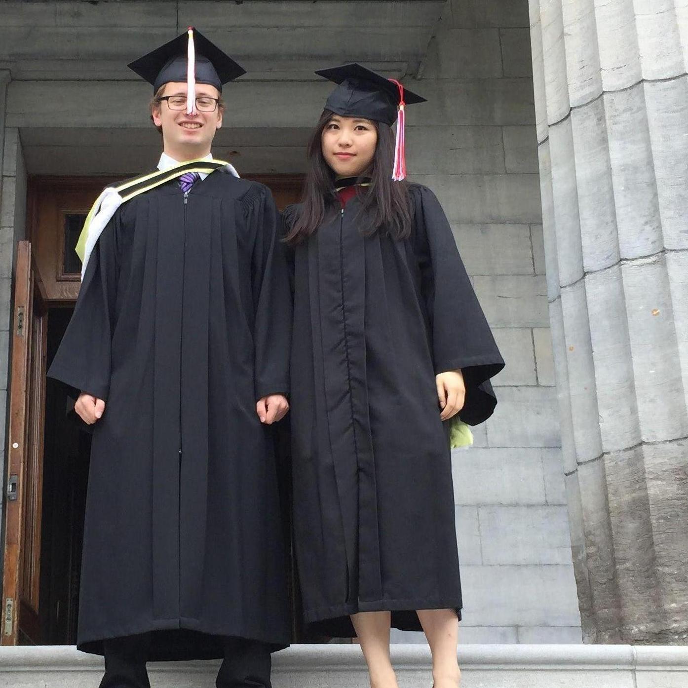 June 2016 (Montreal - McGill Graduation): Our short time in Montreal together was unforgettable – scaling icy Ch. Olstead, Burnside 911, midnight meals, and trying Ethiopian food together.