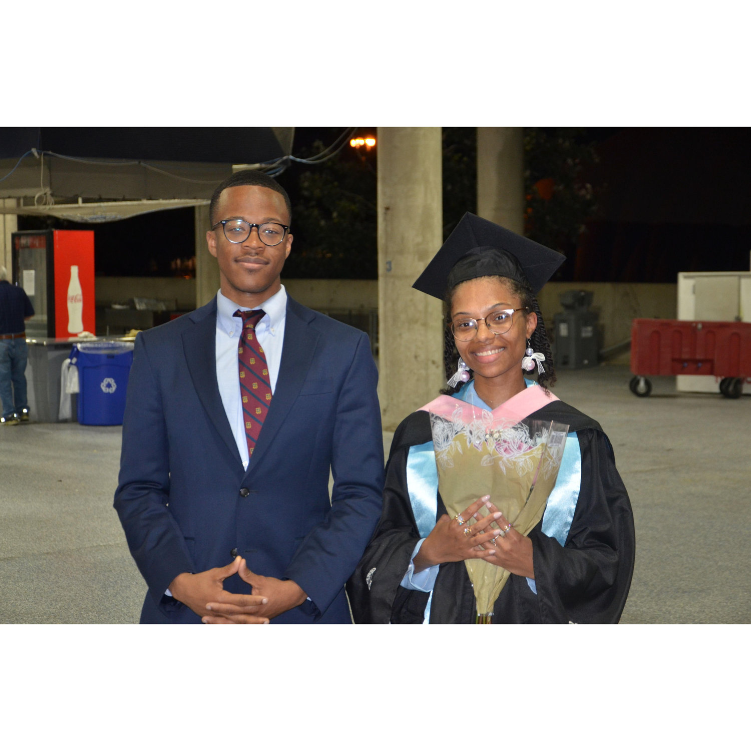 Graduation! (ft. second bouquet of flowers)