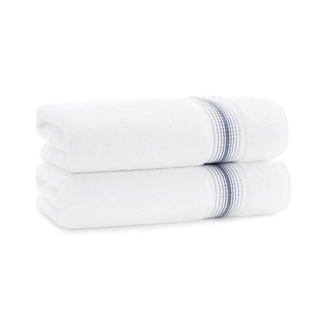 Aston & Arden Turkish Bath Towels - (Pack of 2) Oversized Ultra Soft Thick & Absorbent 100% Ring Spun Cotton Bathroom Hand Towel, 600 GSM, for Face, Spa, Home, Hotel, 30 x 60 in, Crystal Blue