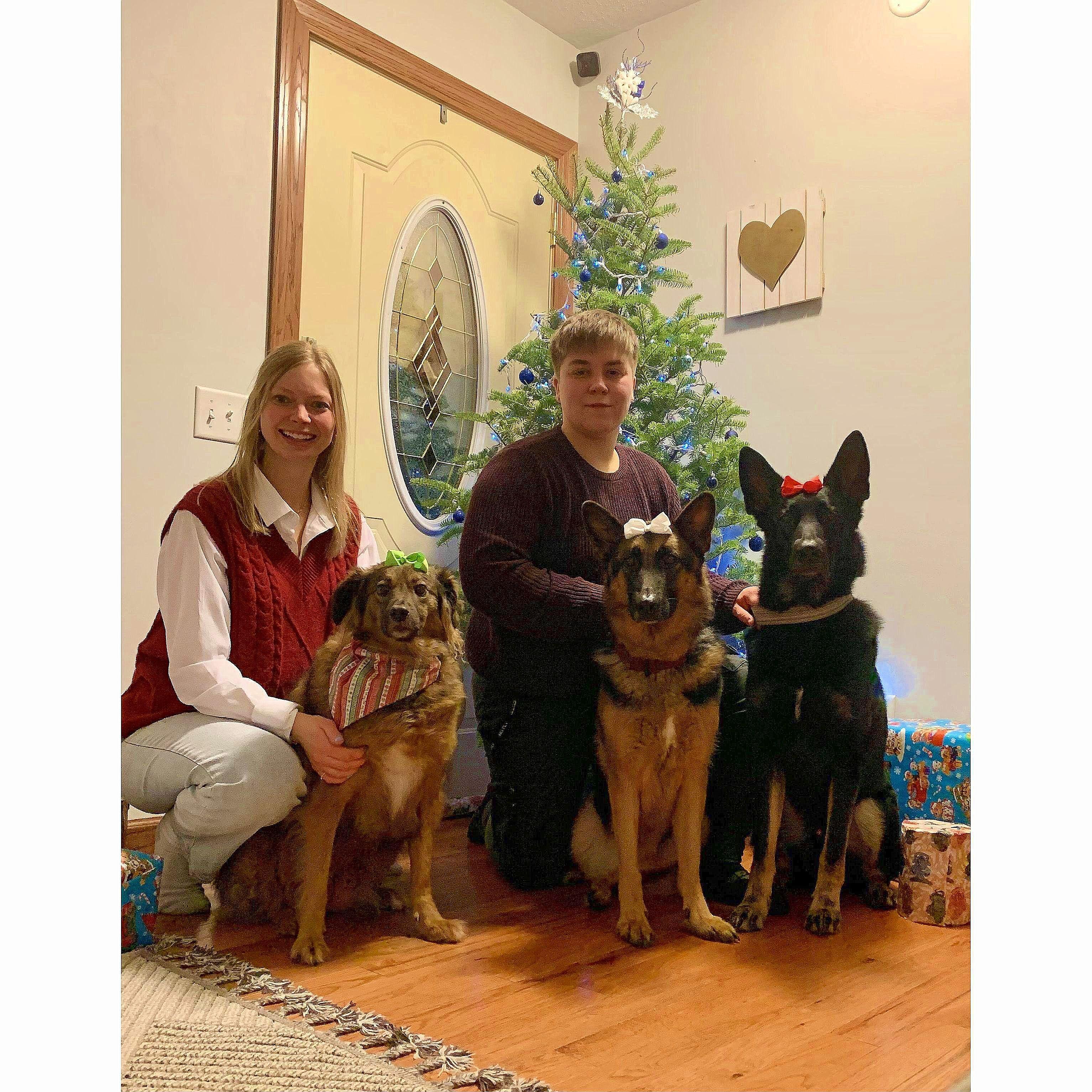 Our little family during Christmas.