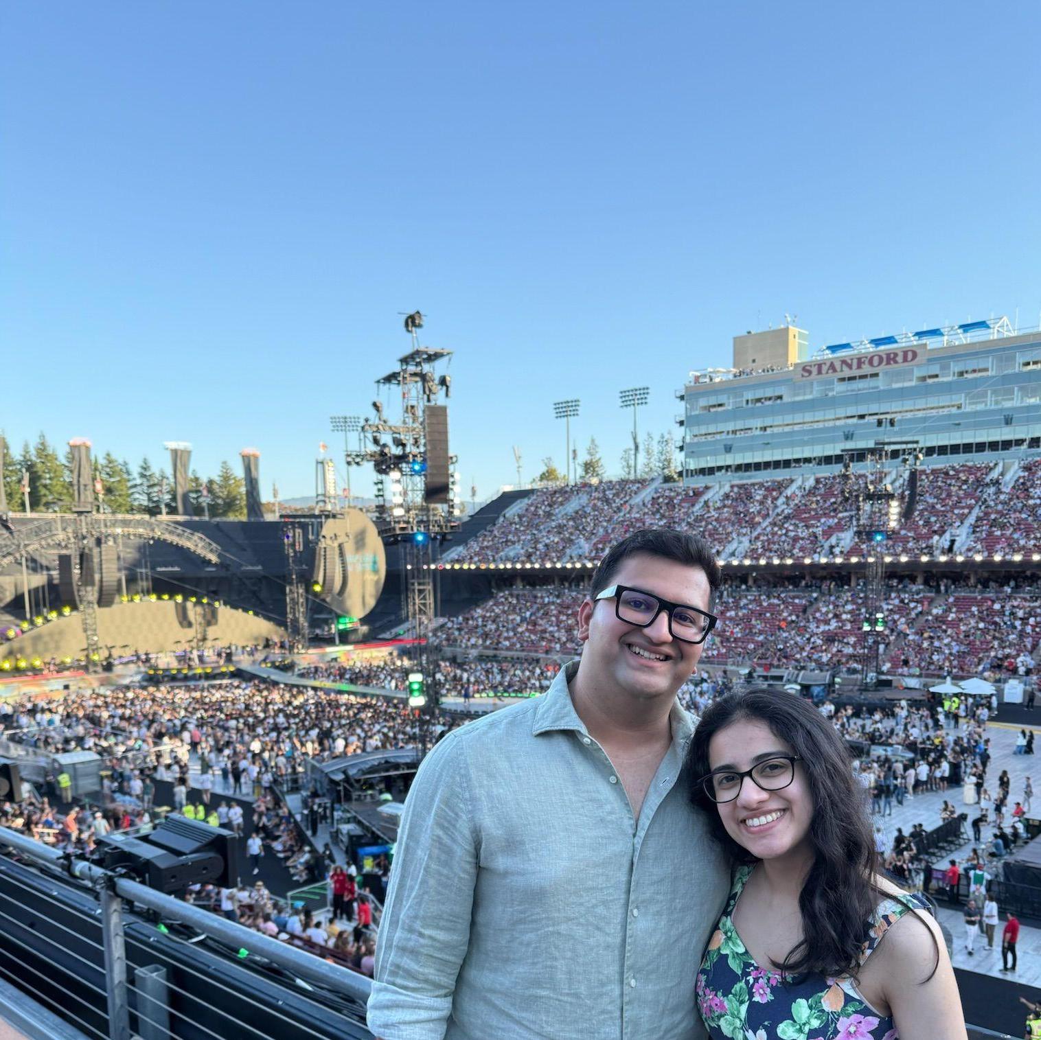 Dancing and singing the night away when Coldplay came to Stanford