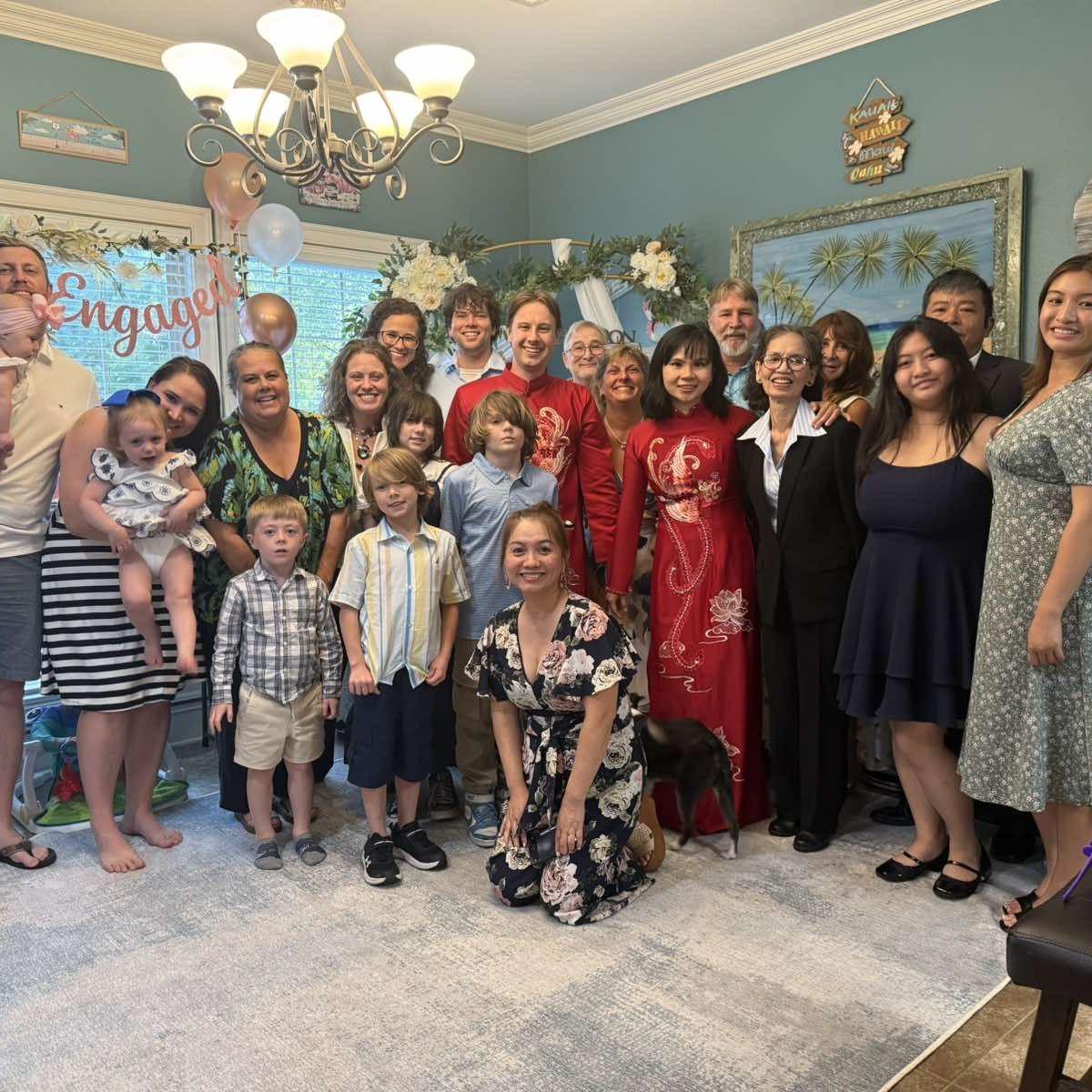 Engagement party photos.