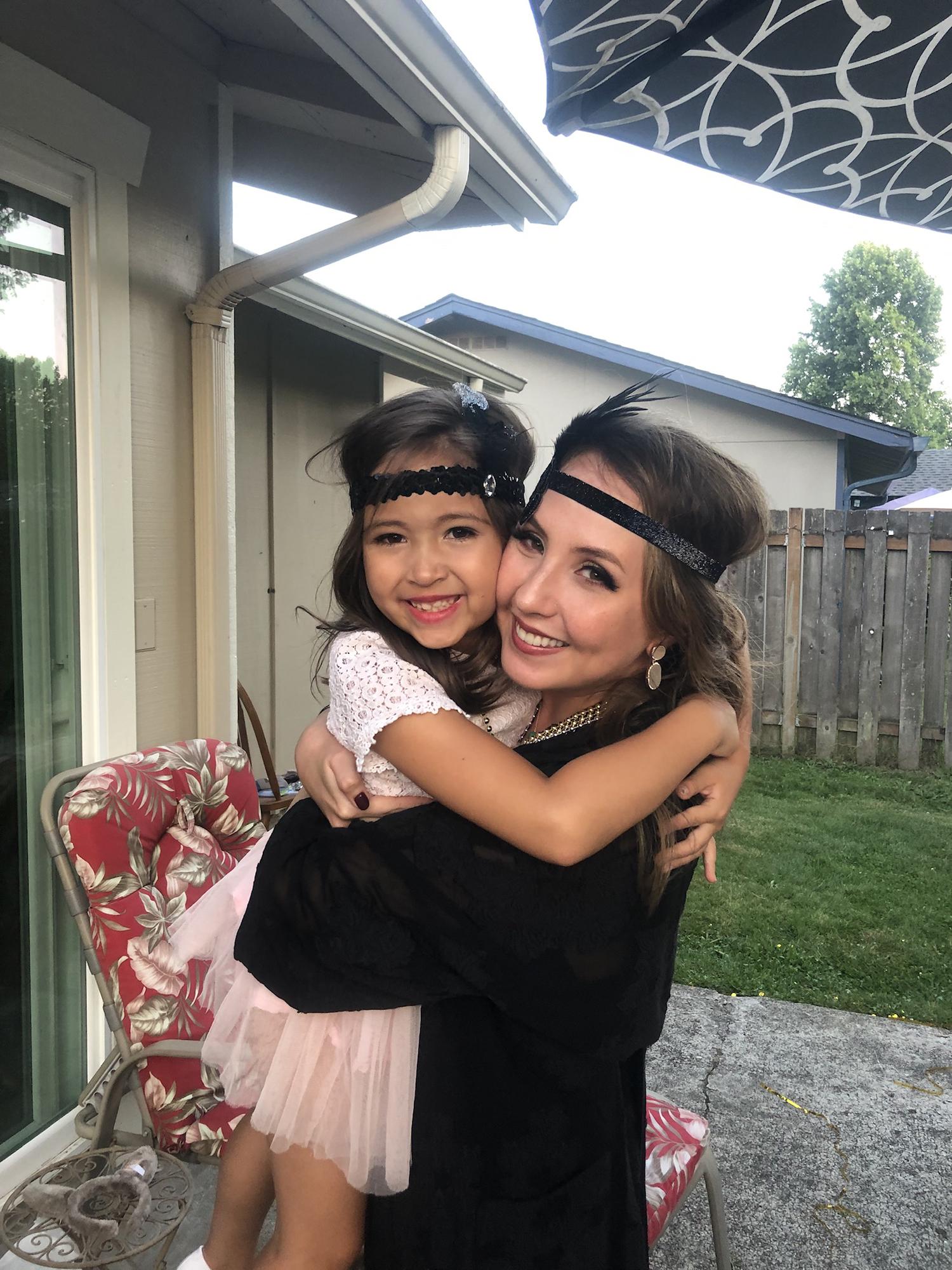 Alyssa and her friend Lun’s daughter Jasmine (also a flower girl!)