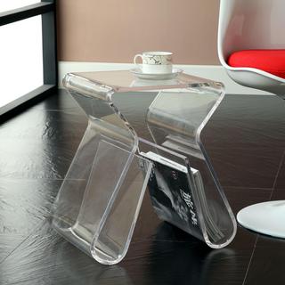 Magazine Acrylic Side Table