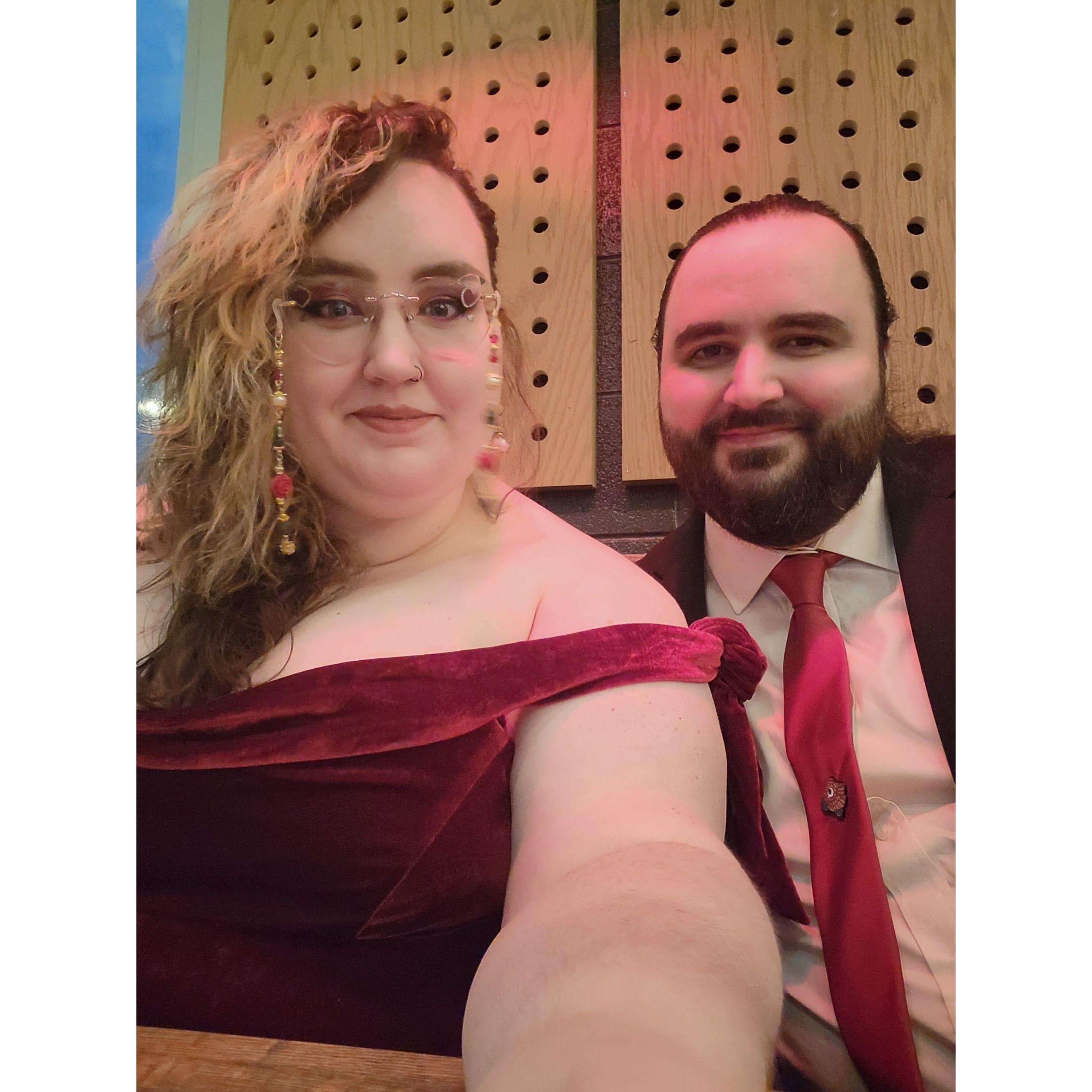 Valentines Date before seeing Dita Von Tease in Chicago