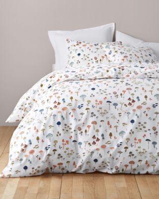 Mushroom Organic-Cotton Percale Sheet Set